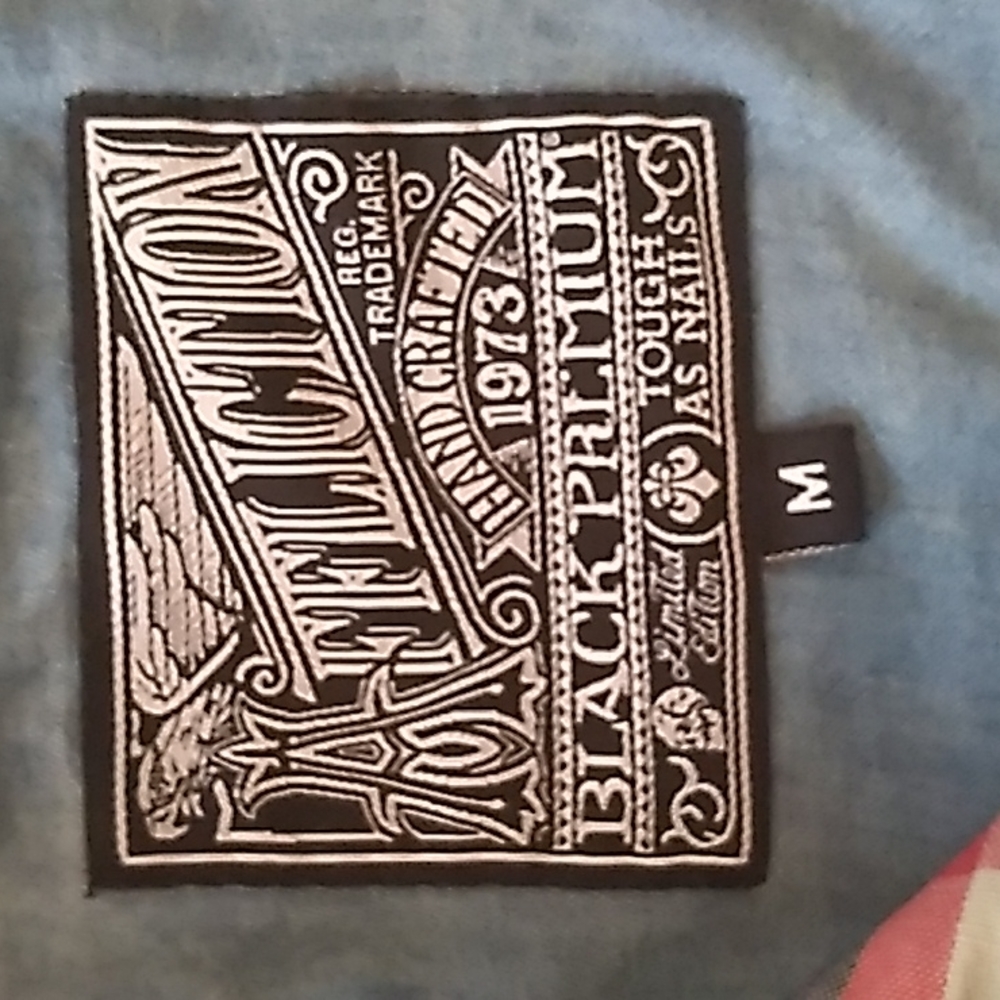 Affliction Button Down Split Back Long Sleeve Shi… - image 2